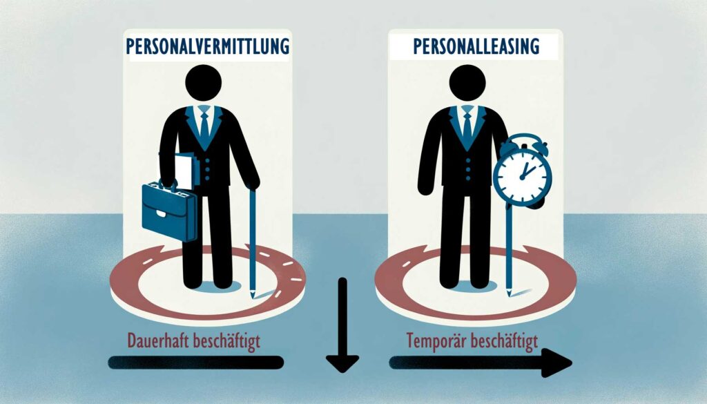 Personal vermitteln lassen vs. leasen
